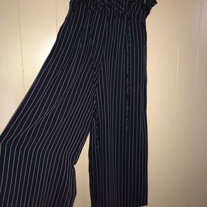 Striped Palazzo Pants NWOT